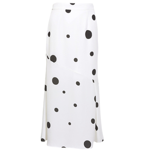 【设计师品牌BLANCORE】2025夏季新款法式优雅波点印花修身半裙女