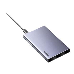 绿联usb3.0高速读卡器五合一多功能转换器sd/cf/tf/ms/m2卡typec手机电脑车载内存通用适用于单反照相机摄影