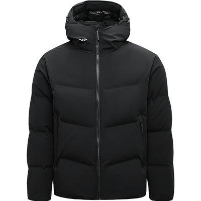 海澜之家连帽鸭绒保暖羽绒服