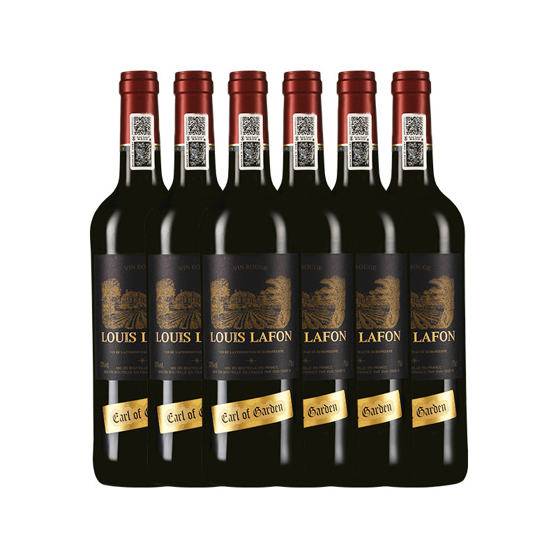LOUIS LAFON路易拉菲法国原瓶进口红酒整箱6支干红葡萄酒官方正品