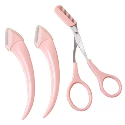 2025新款带梳修眉剪修眉刀懒人初学者新手刮眉毛刀男女士专用套装