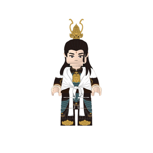 黑神话悟空二郎神杨戬黑猴封神榜手办乐高人仔积木高还原模型玩具