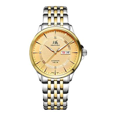 上海官方正品真钻金表防水夜光