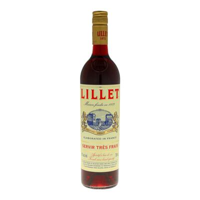 欧洲直邮lillet利莱红苦艾酒17%vol750法国洋酒原装进口口感独特
