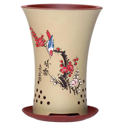 绿植古典紫砂精品花盆