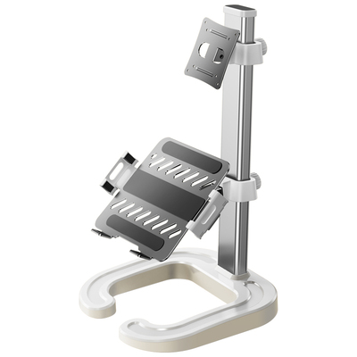 旋钮升降电脑站立式工作台双层