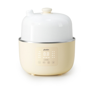 plodon浦利顿辅食锅婴儿宝宝电炖锅BB煲汤隔水炖盅微压陶瓷电蒸锅