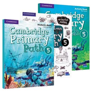 现货进口原版 剑桥小学国际教材 Cambridge Primary Path 5  Student's Book+My Creaive Journal Activity Book 带官网在线练习
