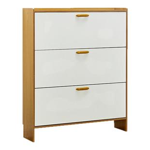 超薄鞋柜17cm组装经济型家用门口多功能简约现代门口翻斗式小鞋柜