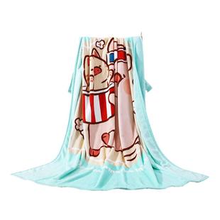 卡撒天娇毛毯加厚lulu猪IP联名毛毯冬季毛毯拉舍尔毛毯广东
