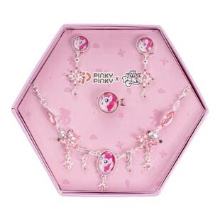 小马宝莉女童项链耳夹戒指女孩饰品礼盒套装儿童节新年礼物