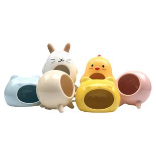 仓鼠陶瓷窝躲避屋夏天金丝熊睡窝降温避暑侏儒豚鼠小房子睡觉冰屋