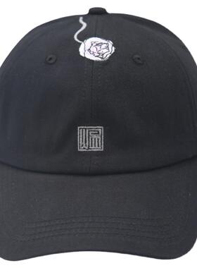 {芍药}简约复古棒球帽美式宽檐