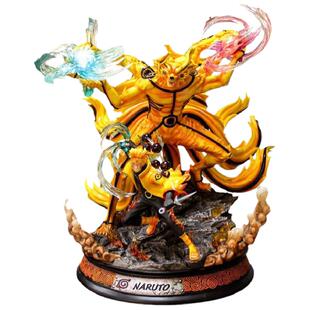 火影忍者动漫GK手办最终决战·九尾形态六道漩涡鸣人大号手办周边