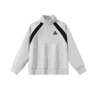 匹克童装男童卫衣春装2026新款儿童半拉链衫上衣学生跑步运动衣服