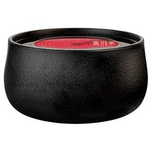 台湾莺歌烧电陶炉煮茶炉套装蒸煮茶壶煮茶烧水泡茶壶纯色无花素黑