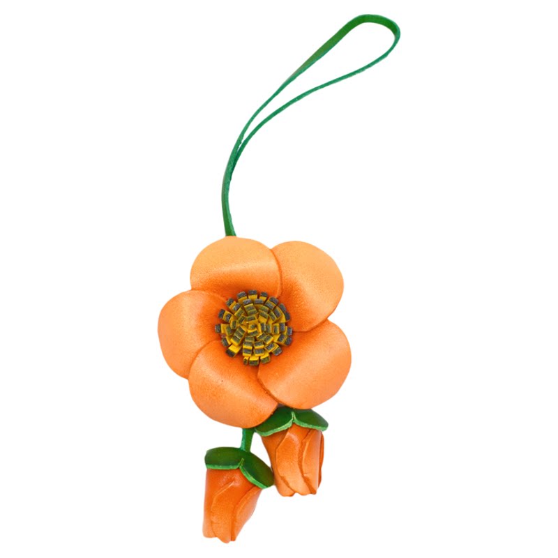 洋芋【前程似锦】北欧真皮花朵