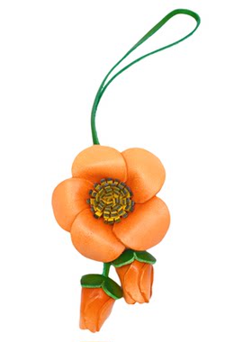 洋芋【前程似锦】北欧真皮花朵