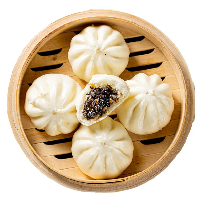 火宫殿老长沙盐菜糖包子家庭早餐速食半成品加热即食早茶点心360g