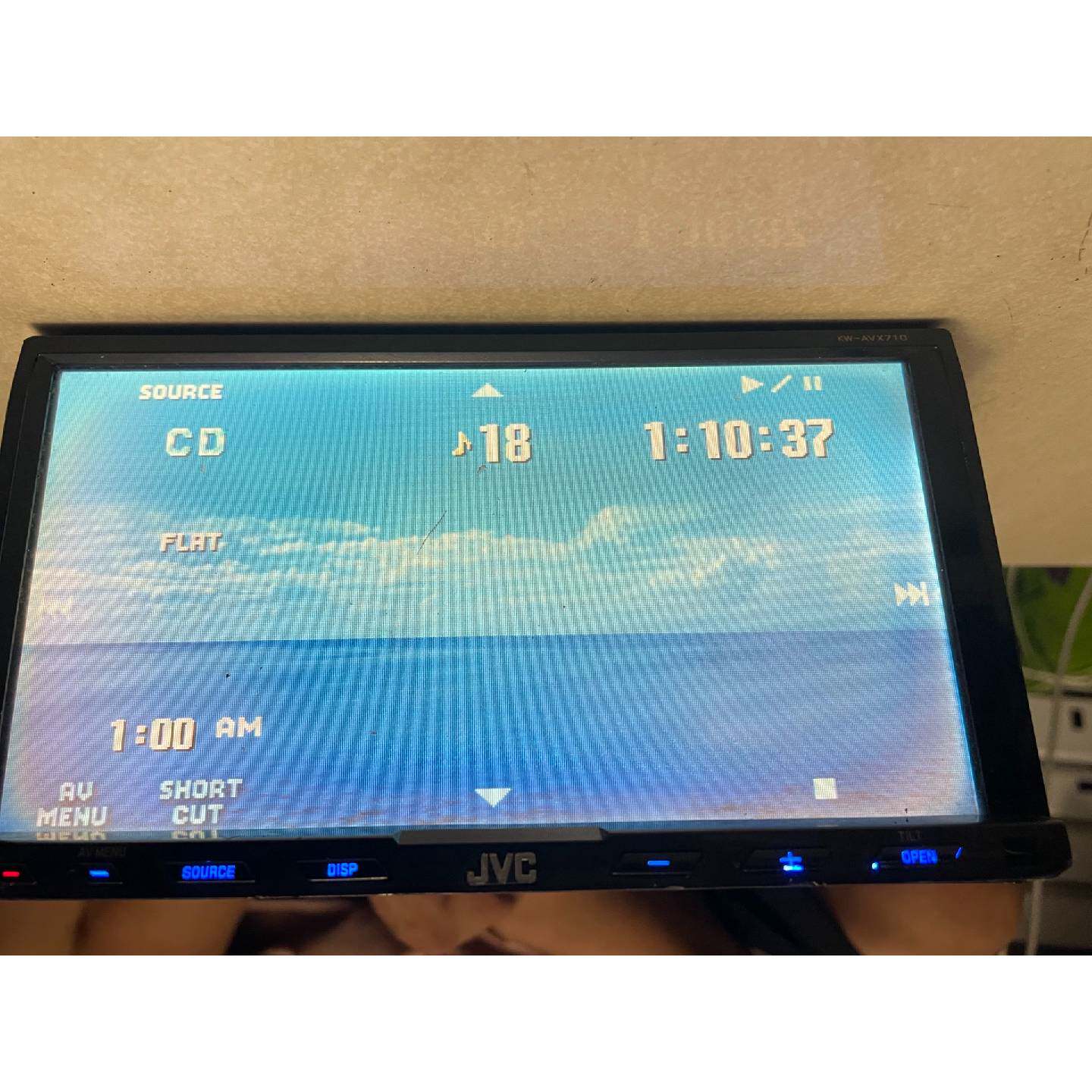 议价JVC主机型号KWAVX710实物图拍摄功能正常包好可维修