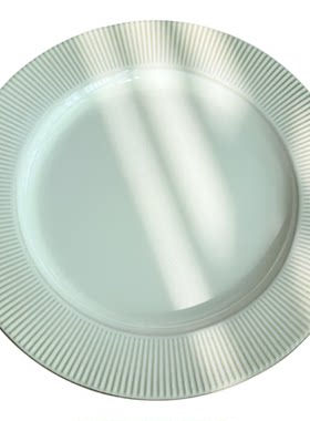 欧式浮雕西餐盘复古大盘子菜盘家用高级感轻奢牛排意面点心盘微瑕