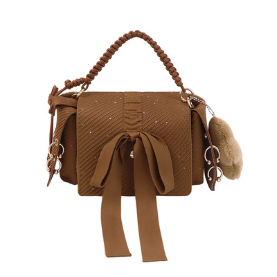 DGENIUS原创编织单肩斜跨包包女