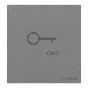 86型门禁开关面板暗装门控系统自复位出入开门按钮开关出门开关