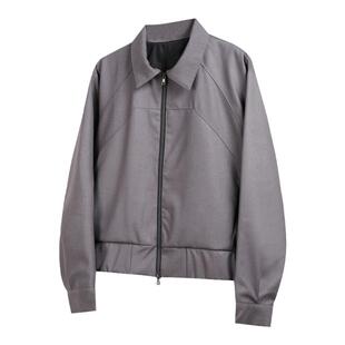 Without Me/REBELTOREBEL 多裁片分割短宽 Cleanfit驳片拉链夹克