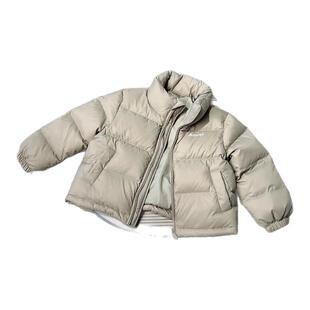 羽绒服童装短款儿童大童小童男童女童2024新款白鸭绒短款外套冬装