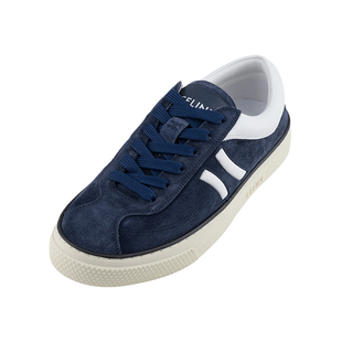 CELINE赛琳男士牛皮绒面革圆头系带低帮板鞋男2025春秋新款XY推选