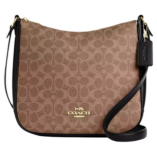 【国内现货】COACH/蔻驰Ellie单肩斜挎包经典老花时尚中性风背包