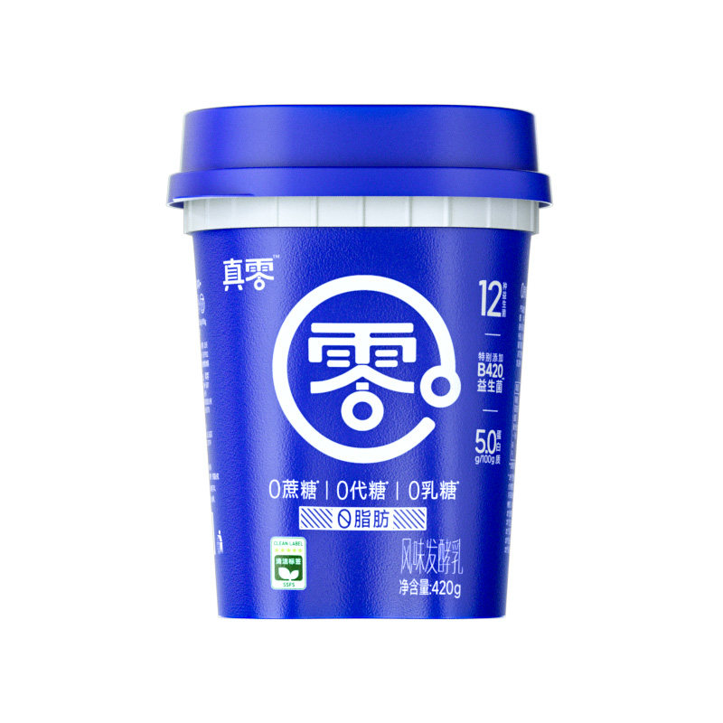 真零酸奶益生菌0乳糖0脂肪酸奶