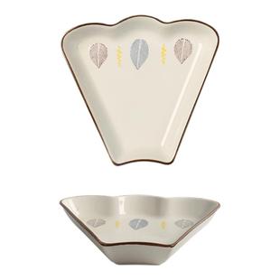 拼盘餐具组合过年团圆饭圆桌扇形盘子碗菜盘家用2026新款碗碟套装