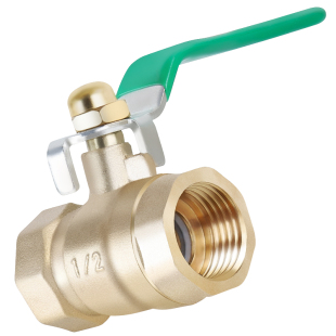 加厚气动球阀外丝绿柄全铜软管小阀门水管气管开关内丝2分3分4分