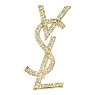 精致高端字母胸针女轻奢时尚气质百搭别针大衣西装设计感秋冬配饰