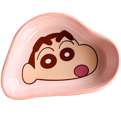 蜡笔小新蘸料碟家用陶瓷调料碟