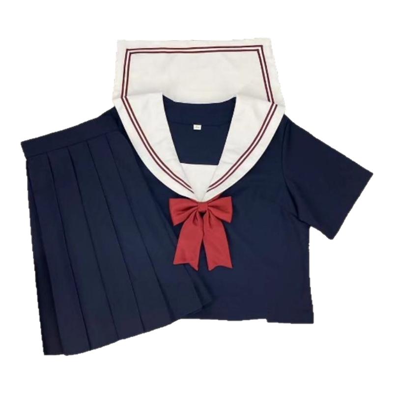 樱奈家原创JK制服正版日系白领赤二本水手服校供甜妹班服校服套装