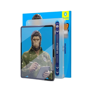 蓝猩适用苹果25版iPadPro13寸高清大猩猩贴膜12.9寸绘画类纸膜Mini6高清钢化膜Air510.9寸书写磨砂膜11寸全屏