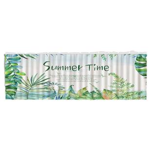 免打孔橱柜遮挡帘厨房灶台置物架柜子防尘遮挡杂物遮丑滑轨帘子