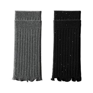 袜套堆堆小腿袜子女款中筒袜秋冬季加厚保暖显瘦配雪地靴护膝腿套