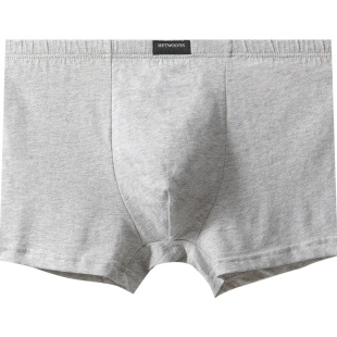 七匹狼男士内裤男生纯棉平角裤青少年学生全棉抗菌四角短裤头男款