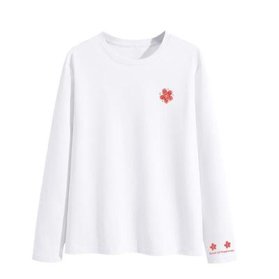 都市丽人纯棉长袖t恤女秋冬季