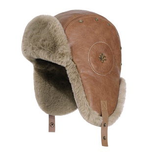 IIING帽控 雷锋帽男保暖护耳帽秋冬季飞行帽防风骑车防寒帽子女款