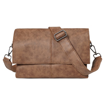 cavid男士休闲潮流真皮单肩包