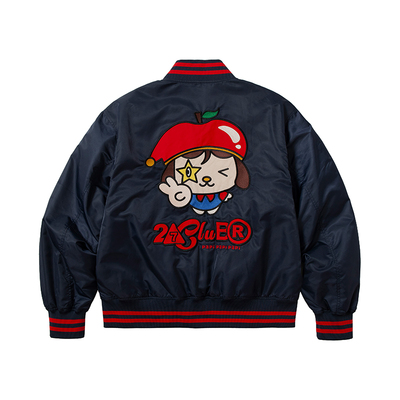 2727WORLDpapi夹棉棒球服