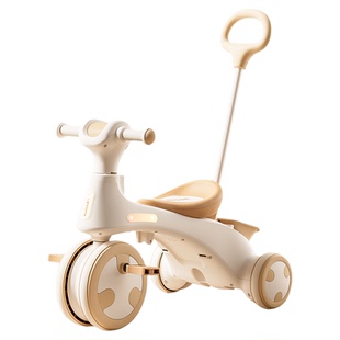 儿童三轮车脚踏车1-3到6岁自行车男女宝宝可推可骑遛娃滑行玩具车