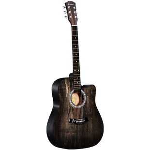 民谣单板吉他初学者入门级自学38寸木新手女生旗舰店正品专用乐器