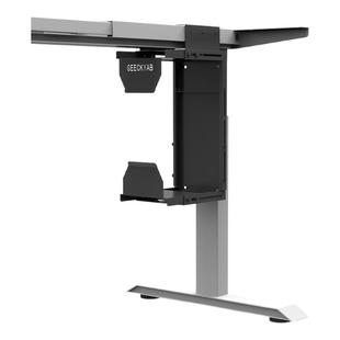 升降桌电脑主机挂架悬挂式托架免打孔吊架海景房台式机箱悬空支架