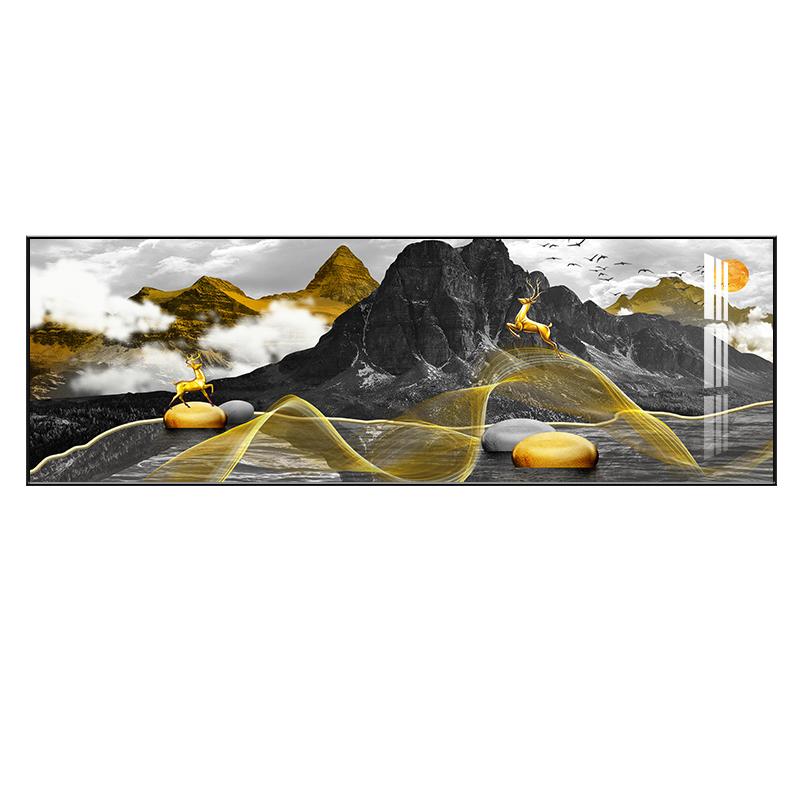字字情客厅装饰画现代简约山水画