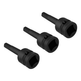 内六角1/2风炮连体专用批头气动六角旋具套筒六角H电动内六方扳手